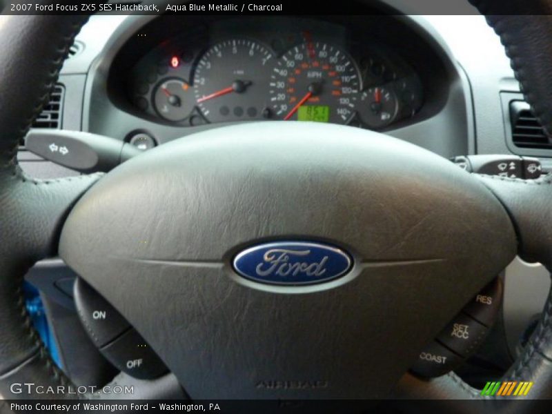 Aqua Blue Metallic / Charcoal 2007 Ford Focus ZX5 SES Hatchback