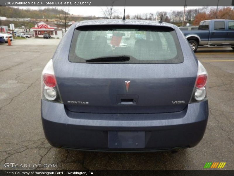 Steel Blue Metallic / Ebony 2009 Pontiac Vibe 2.4