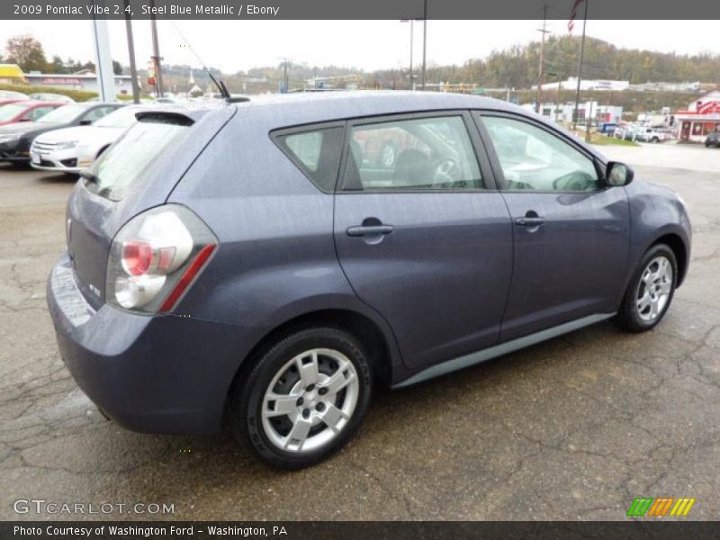 Steel Blue Metallic / Ebony 2009 Pontiac Vibe 2.4