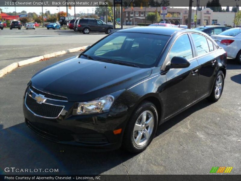 Black Granite Metallic / Jet Black 2011 Chevrolet Cruze LT