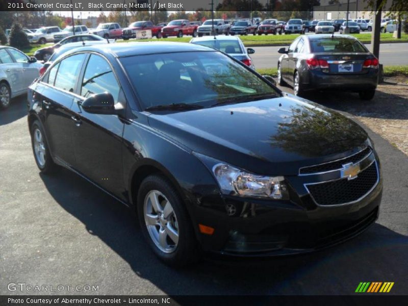 Black Granite Metallic / Jet Black 2011 Chevrolet Cruze LT