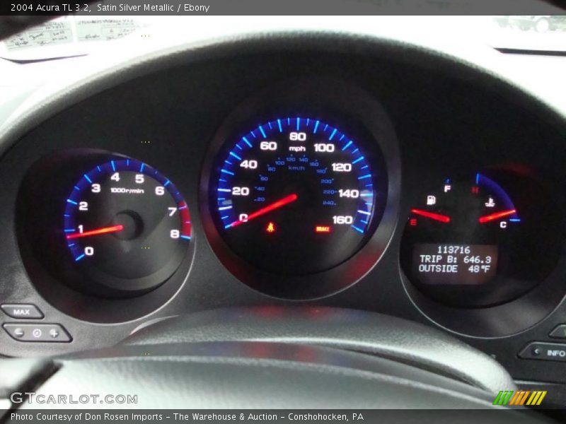  2004 TL 3.2 3.2 Gauges