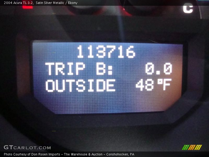 Satin Silver Metallic / Ebony 2004 Acura TL 3.2