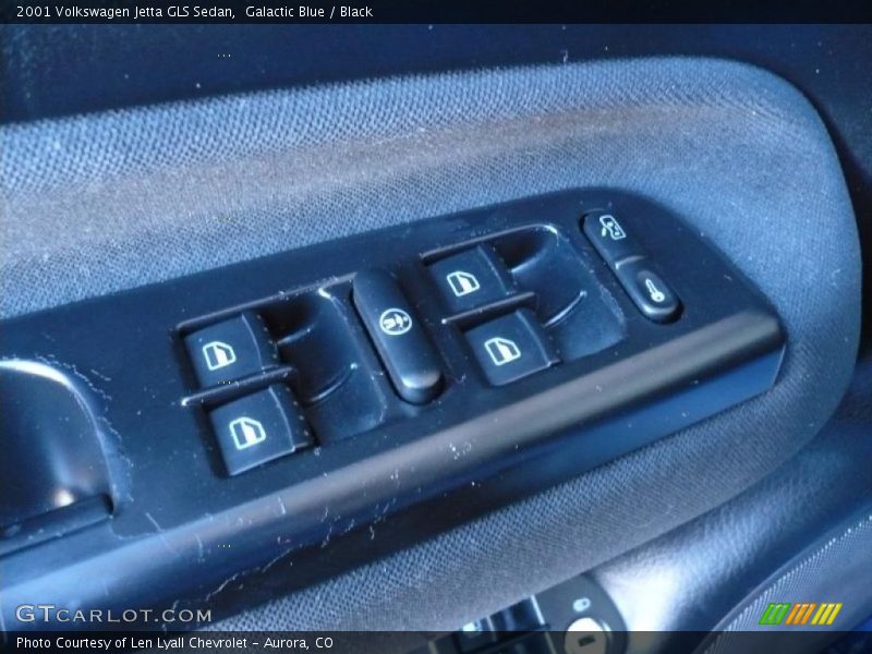 Galactic Blue / Black 2001 Volkswagen Jetta GLS Sedan