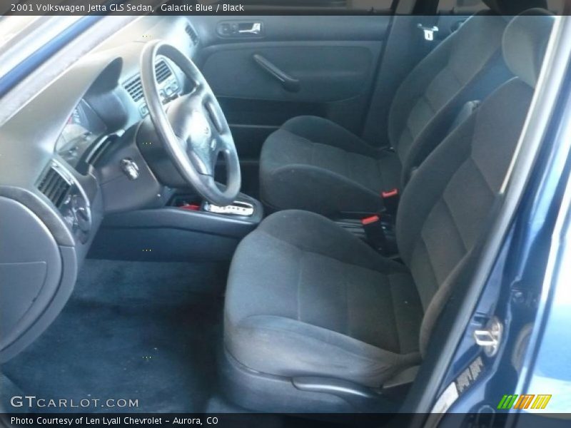 Galactic Blue / Black 2001 Volkswagen Jetta GLS Sedan
