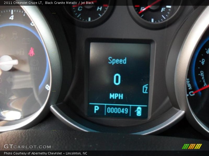 Black Granite Metallic / Jet Black 2011 Chevrolet Cruze LT