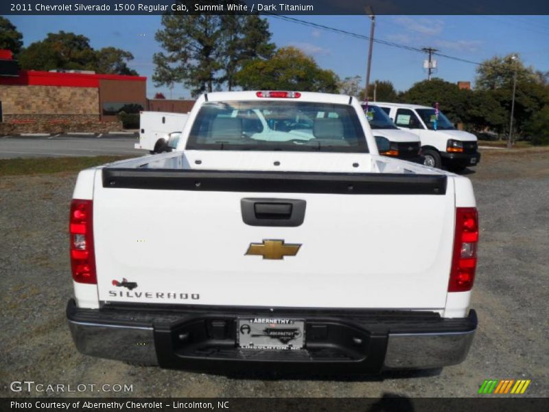 Summit White / Dark Titanium 2011 Chevrolet Silverado 1500 Regular Cab