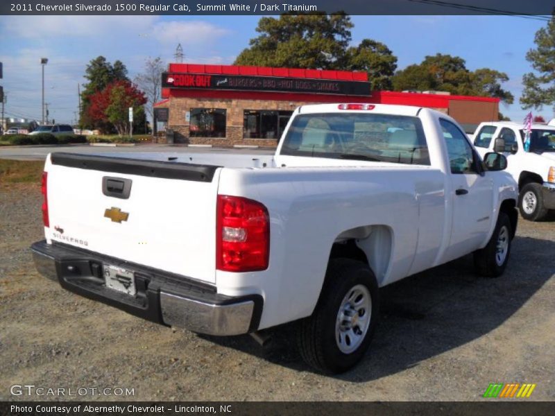 Summit White / Dark Titanium 2011 Chevrolet Silverado 1500 Regular Cab