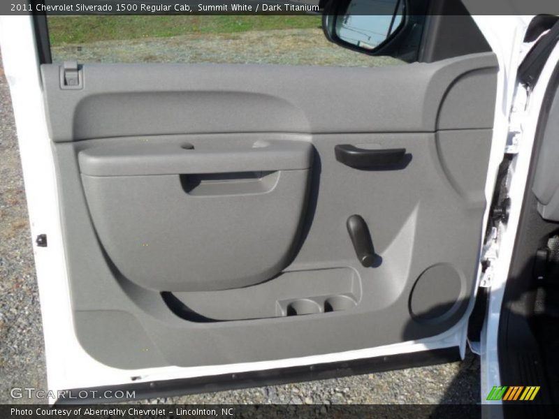 Summit White / Dark Titanium 2011 Chevrolet Silverado 1500 Regular Cab