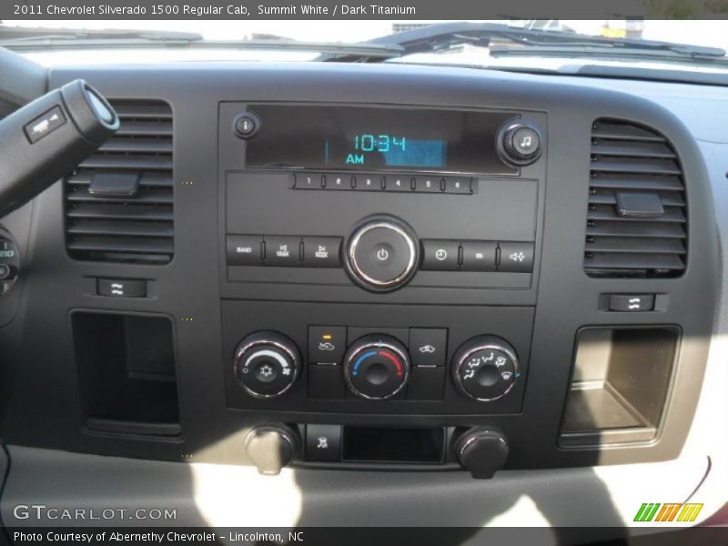 Summit White / Dark Titanium 2011 Chevrolet Silverado 1500 Regular Cab