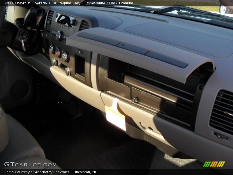 Summit White / Dark Titanium 2011 Chevrolet Silverado 1500 Regular Cab
