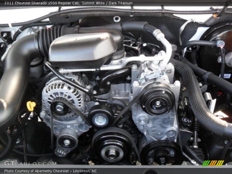 Summit White / Dark Titanium 2011 Chevrolet Silverado 1500 Regular Cab