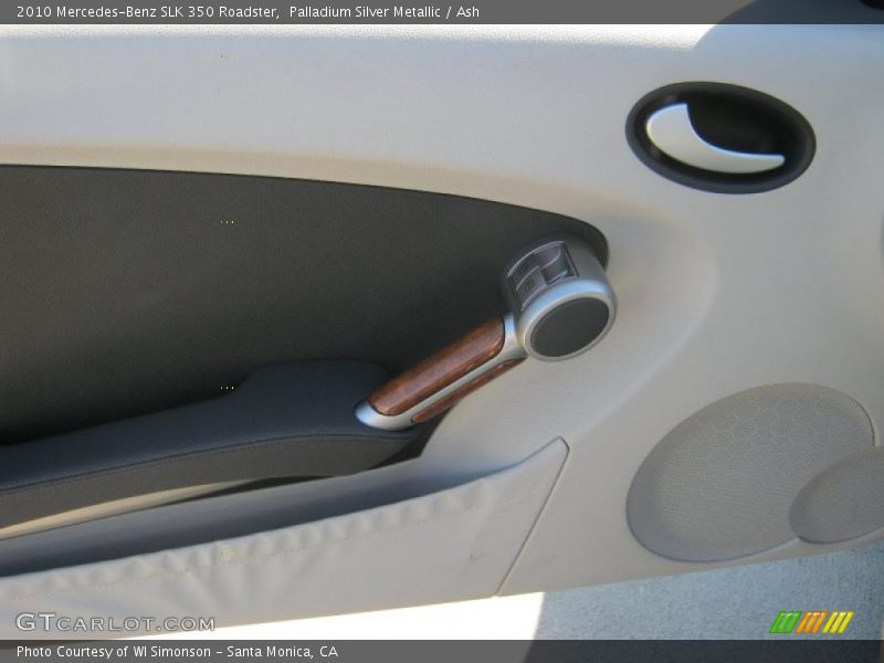 Palladium Silver Metallic / Ash 2010 Mercedes-Benz SLK 350 Roadster