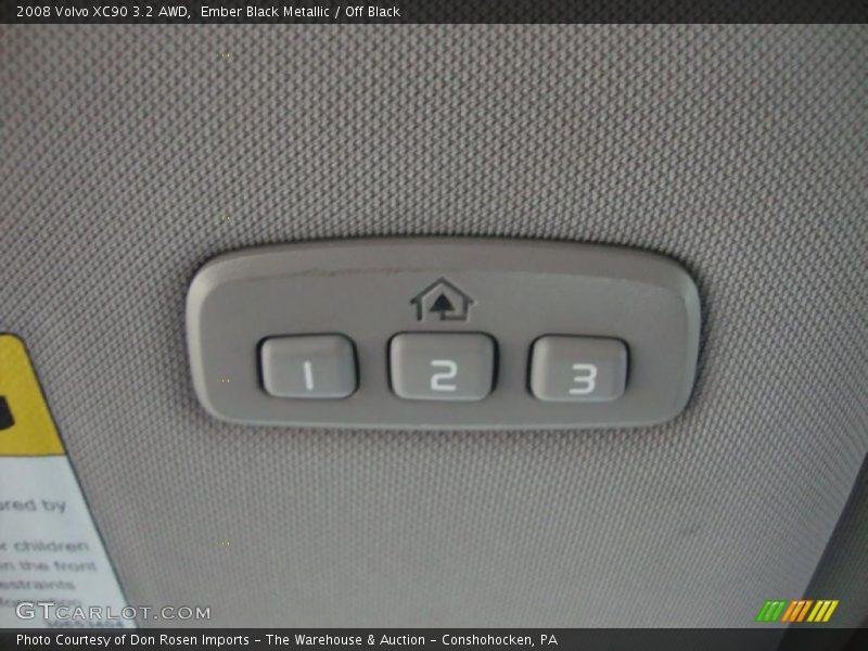 Controls of 2008 XC90 3.2 AWD