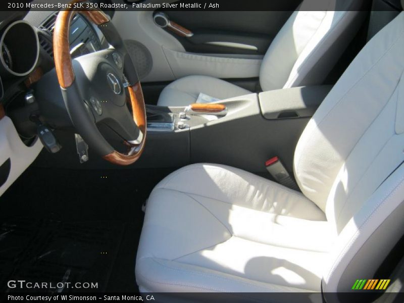 Palladium Silver Metallic / Ash 2010 Mercedes-Benz SLK 350 Roadster