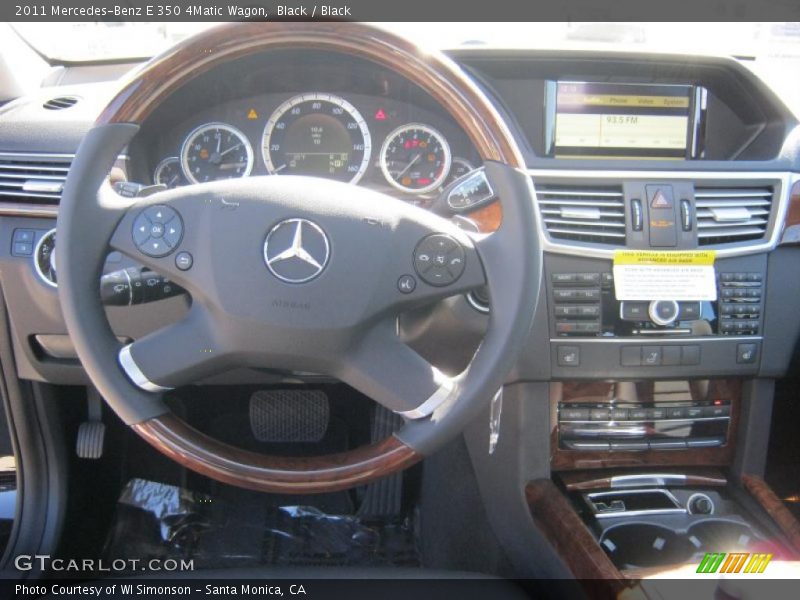 Black / Black 2011 Mercedes-Benz E 350 4Matic Wagon