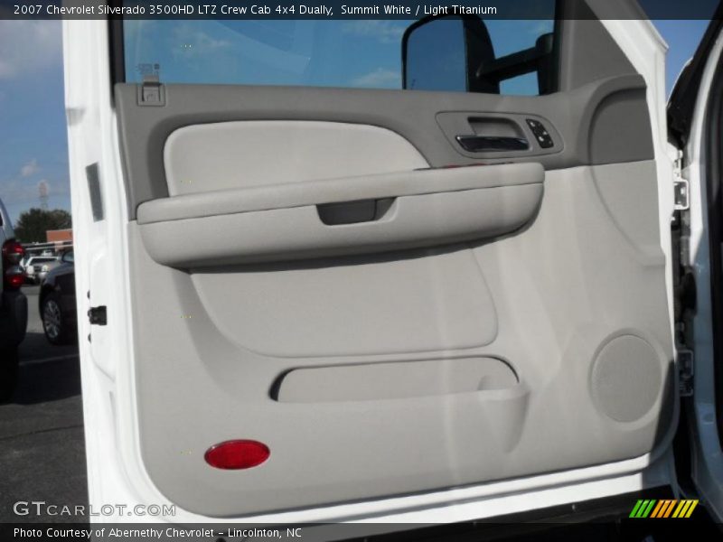 Summit White / Light Titanium 2007 Chevrolet Silverado 3500HD LTZ Crew Cab 4x4 Dually