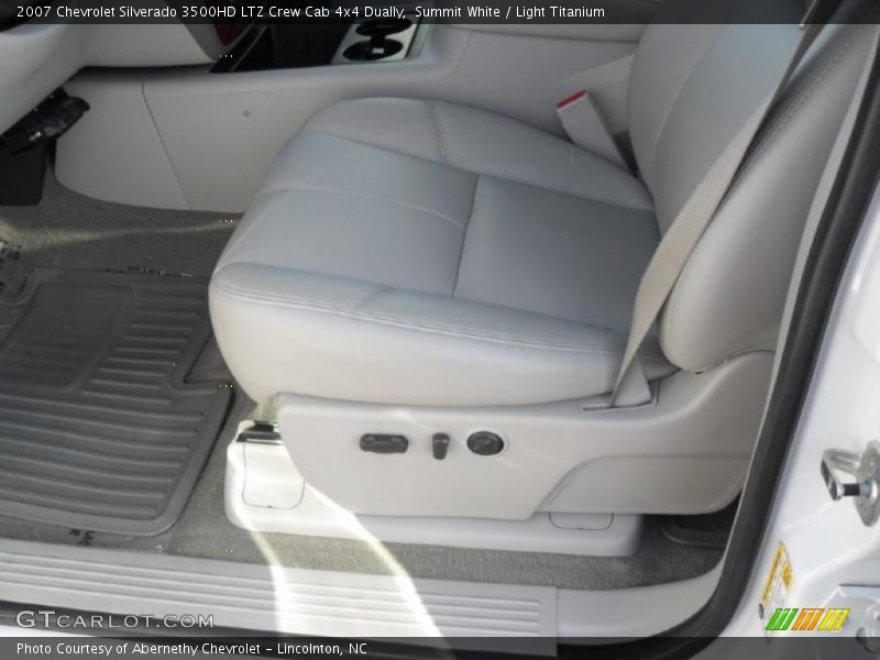 Summit White / Light Titanium 2007 Chevrolet Silverado 3500HD LTZ Crew Cab 4x4 Dually