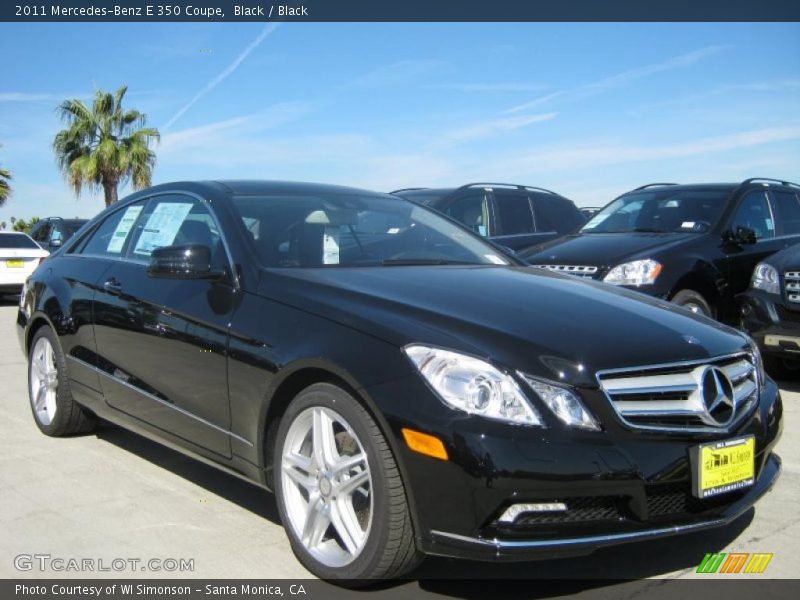 Front 3/4 View of 2011 E 350 Coupe