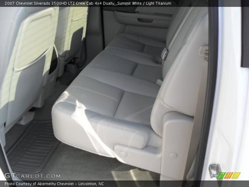 Summit White / Light Titanium 2007 Chevrolet Silverado 3500HD LTZ Crew Cab 4x4 Dually