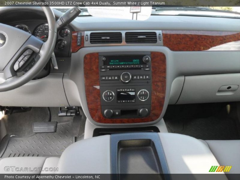 Summit White / Light Titanium 2007 Chevrolet Silverado 3500HD LTZ Crew Cab 4x4 Dually