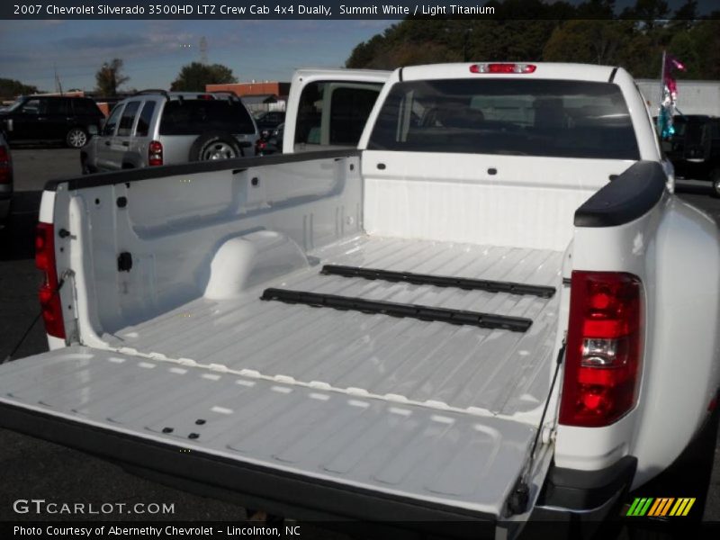 Summit White / Light Titanium 2007 Chevrolet Silverado 3500HD LTZ Crew Cab 4x4 Dually