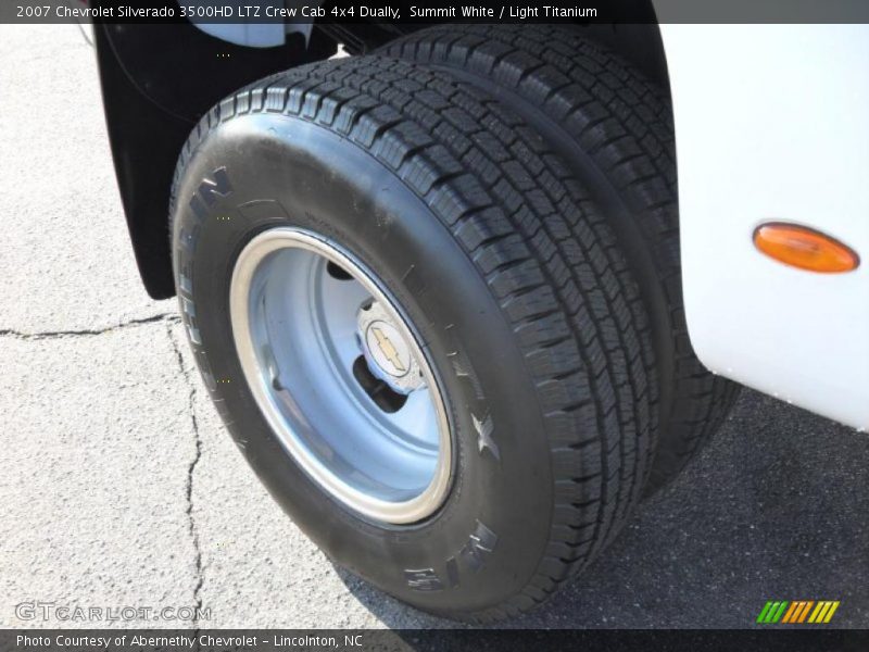 Summit White / Light Titanium 2007 Chevrolet Silverado 3500HD LTZ Crew Cab 4x4 Dually