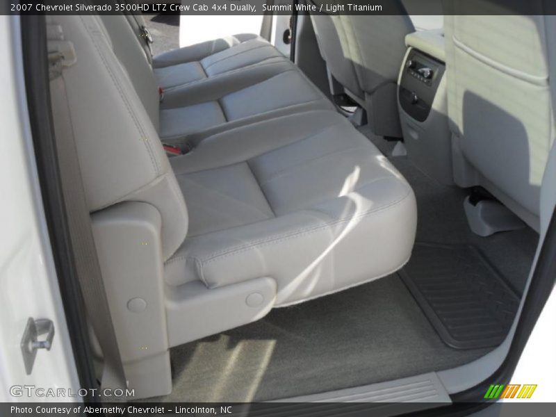 Summit White / Light Titanium 2007 Chevrolet Silverado 3500HD LTZ Crew Cab 4x4 Dually