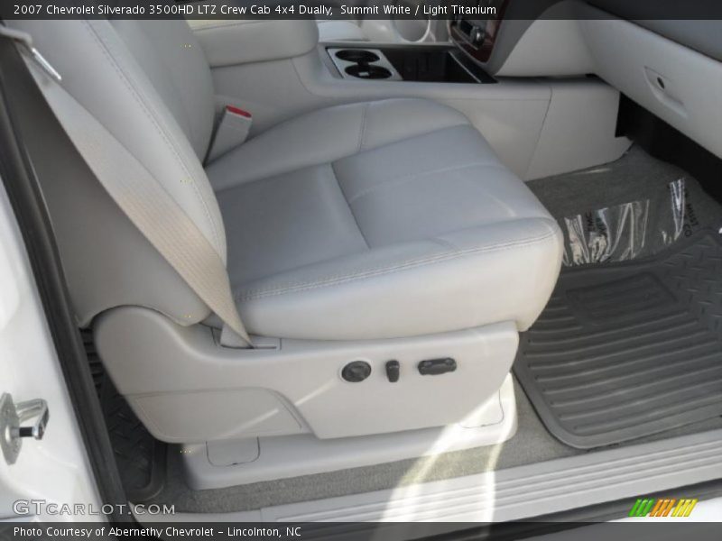 Summit White / Light Titanium 2007 Chevrolet Silverado 3500HD LTZ Crew Cab 4x4 Dually