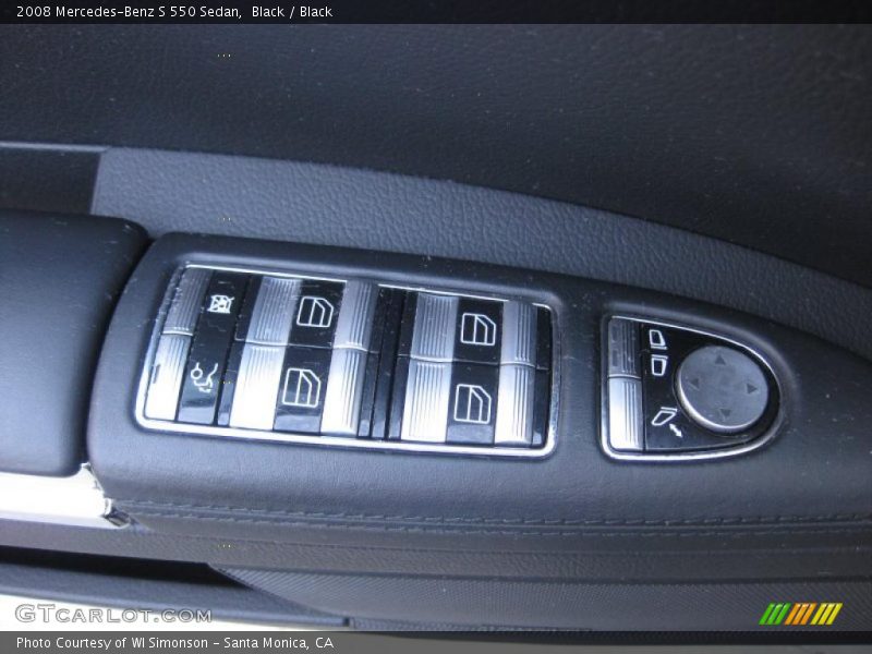 Black / Black 2008 Mercedes-Benz S 550 Sedan