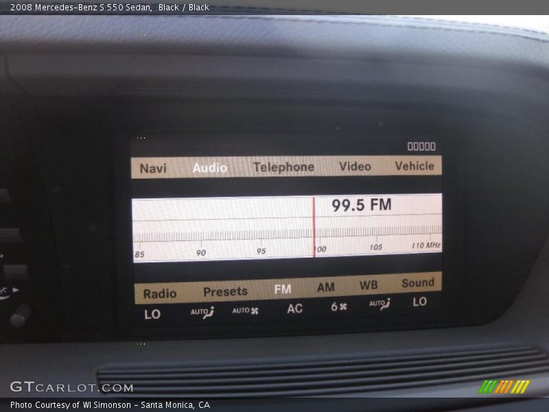 Black / Black 2008 Mercedes-Benz S 550 Sedan