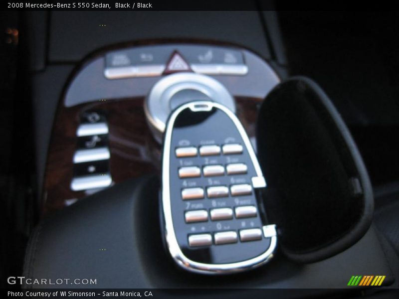 Black / Black 2008 Mercedes-Benz S 550 Sedan