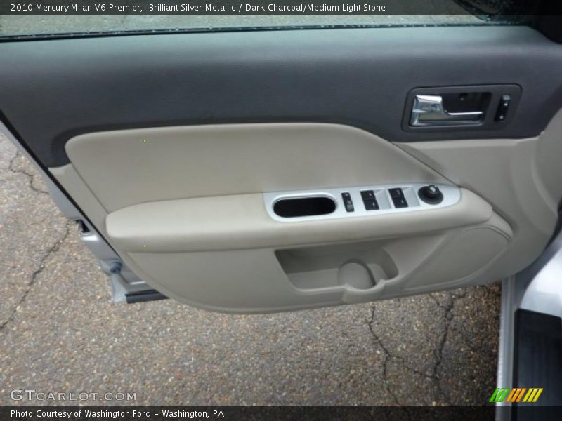 Brilliant Silver Metallic / Dark Charcoal/Medium Light Stone 2010 Mercury Milan V6 Premier