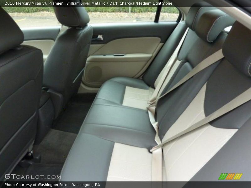 Brilliant Silver Metallic / Dark Charcoal/Medium Light Stone 2010 Mercury Milan V6 Premier