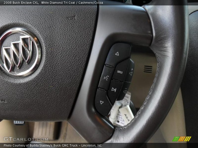 White Diamond Tri Coat / Cashmere/Cocoa 2008 Buick Enclave CXL