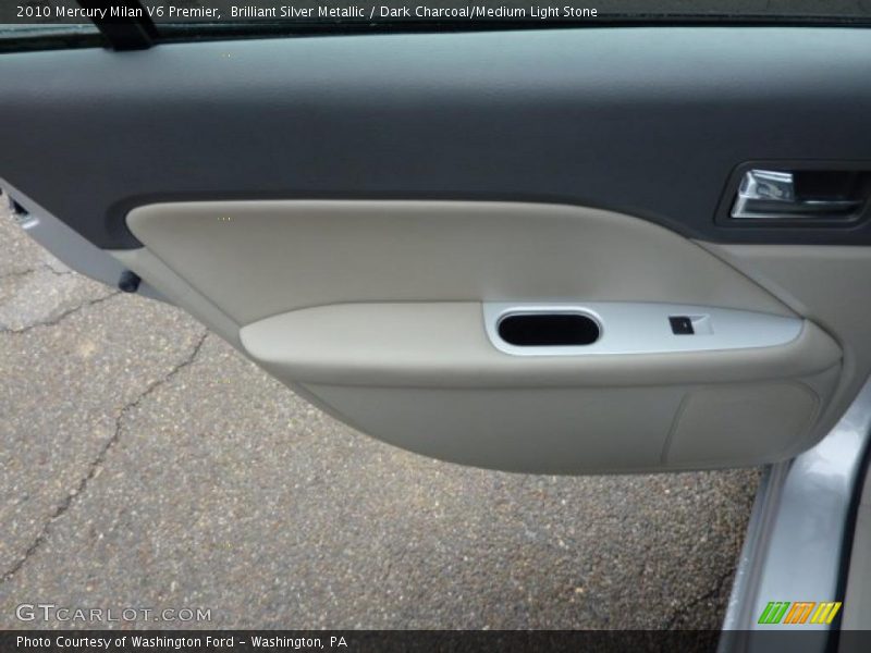 Brilliant Silver Metallic / Dark Charcoal/Medium Light Stone 2010 Mercury Milan V6 Premier