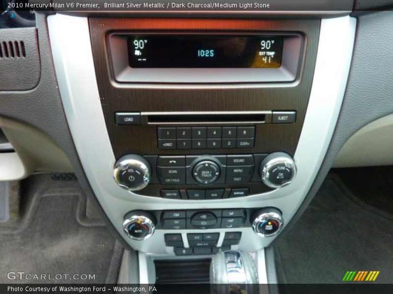Brilliant Silver Metallic / Dark Charcoal/Medium Light Stone 2010 Mercury Milan V6 Premier