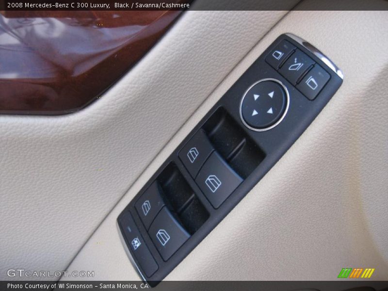 Black / Savanna/Cashmere 2008 Mercedes-Benz C 300 Luxury