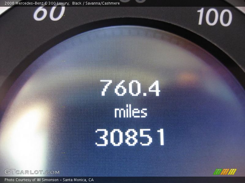 Black / Savanna/Cashmere 2008 Mercedes-Benz C 300 Luxury