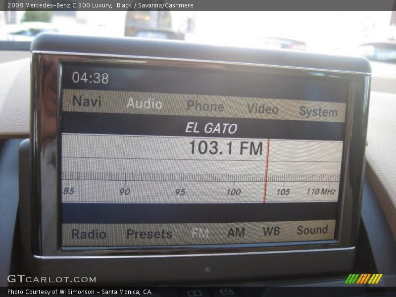 Black / Savanna/Cashmere 2008 Mercedes-Benz C 300 Luxury