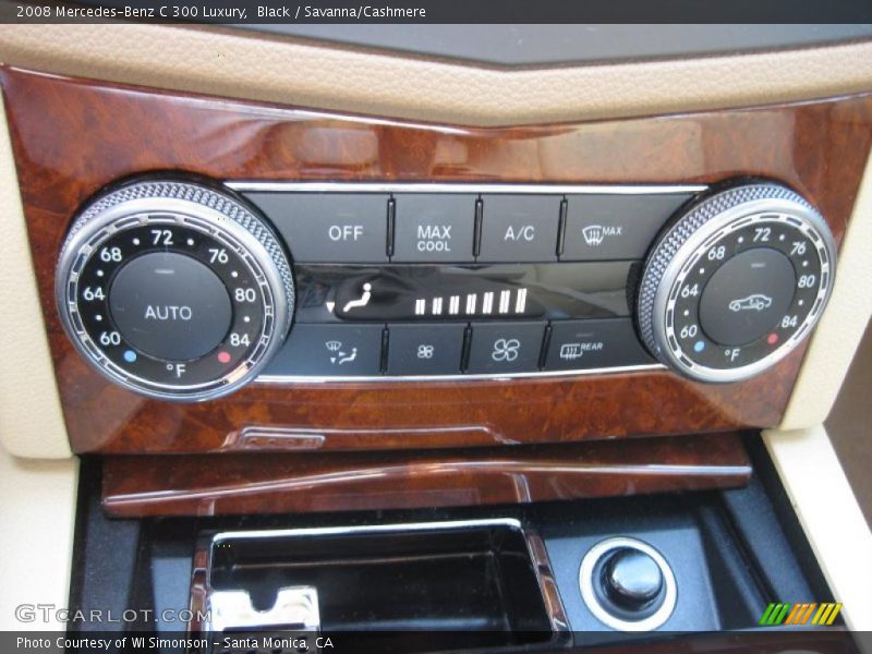 Black / Savanna/Cashmere 2008 Mercedes-Benz C 300 Luxury