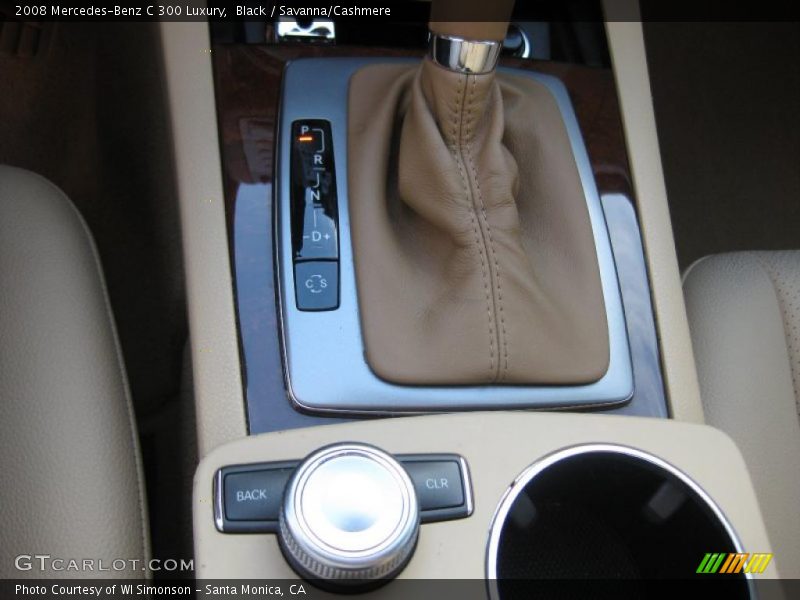 Black / Savanna/Cashmere 2008 Mercedes-Benz C 300 Luxury