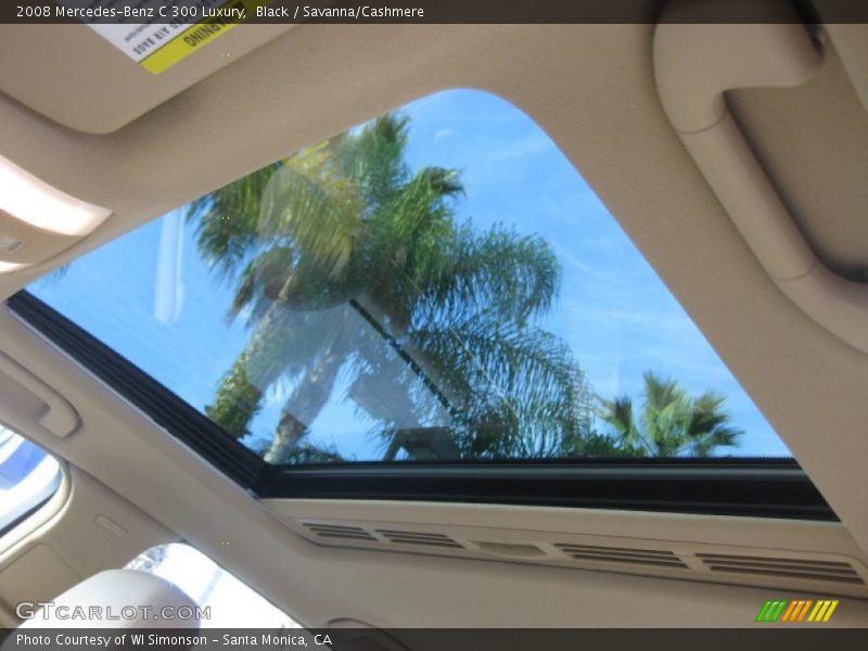 Black / Savanna/Cashmere 2008 Mercedes-Benz C 300 Luxury