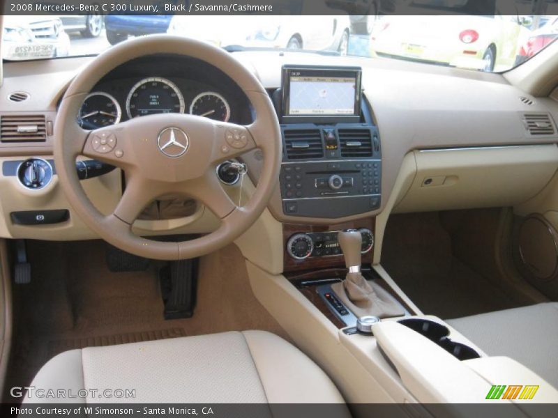 Black / Savanna/Cashmere 2008 Mercedes-Benz C 300 Luxury