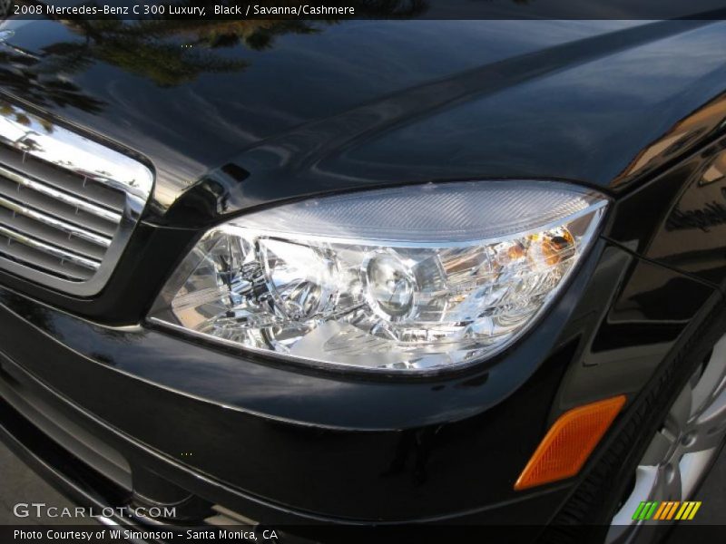 Black / Savanna/Cashmere 2008 Mercedes-Benz C 300 Luxury