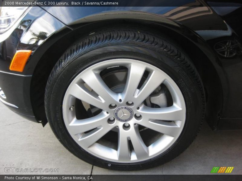 Black / Savanna/Cashmere 2008 Mercedes-Benz C 300 Luxury