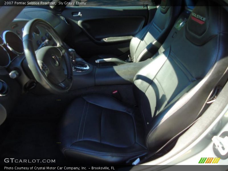  2007 Solstice Roadster Ebony Interior