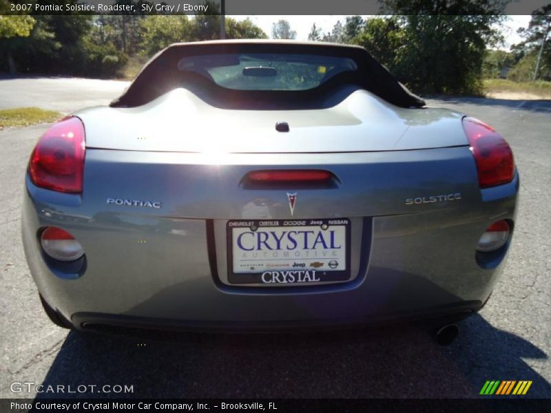 Sly Gray / Ebony 2007 Pontiac Solstice Roadster