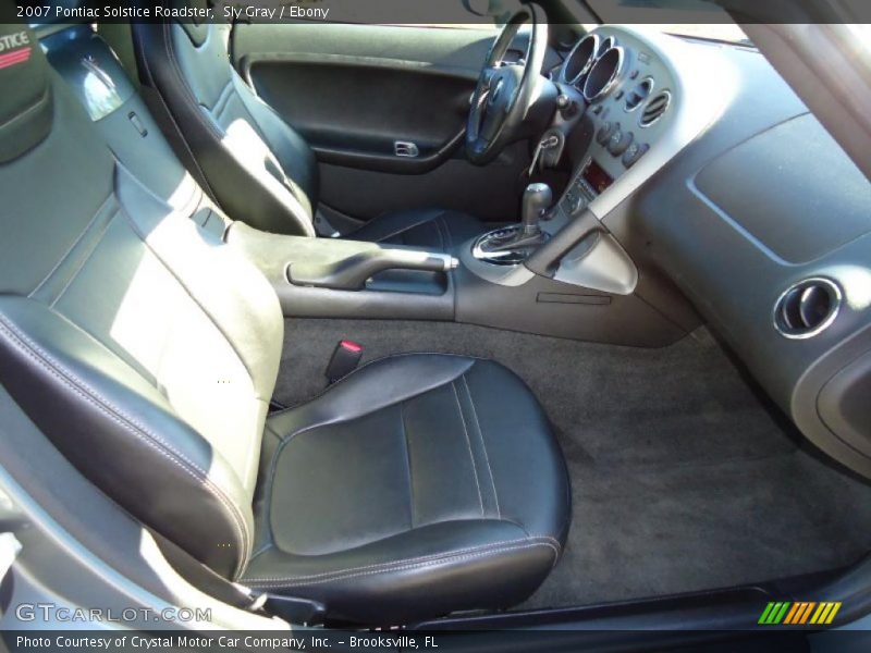 Sly Gray / Ebony 2007 Pontiac Solstice Roadster