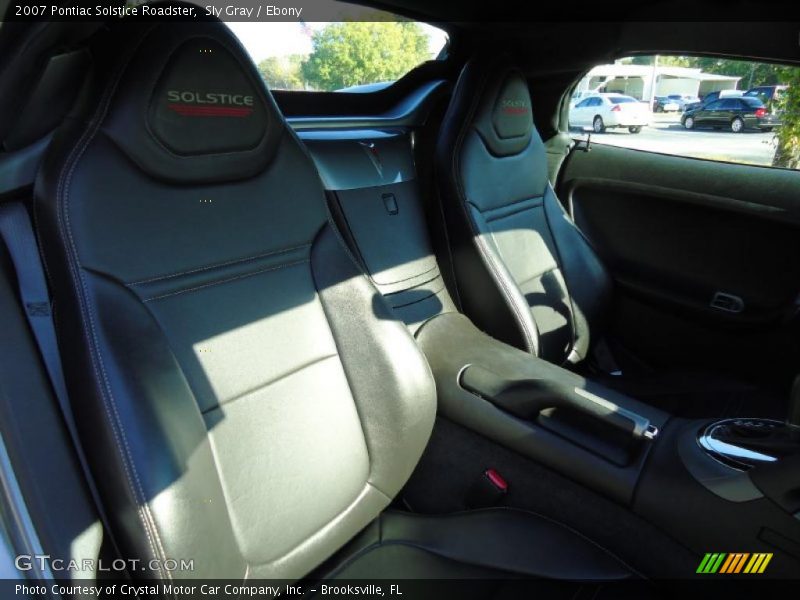 Sly Gray / Ebony 2007 Pontiac Solstice Roadster